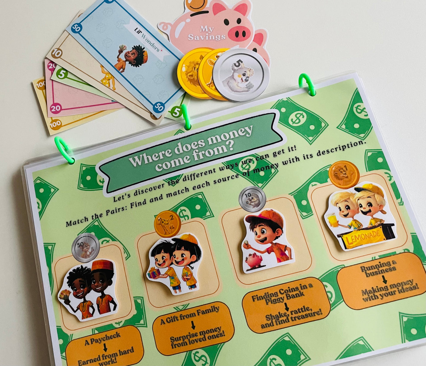 Lil’ Money Minds Busy Book